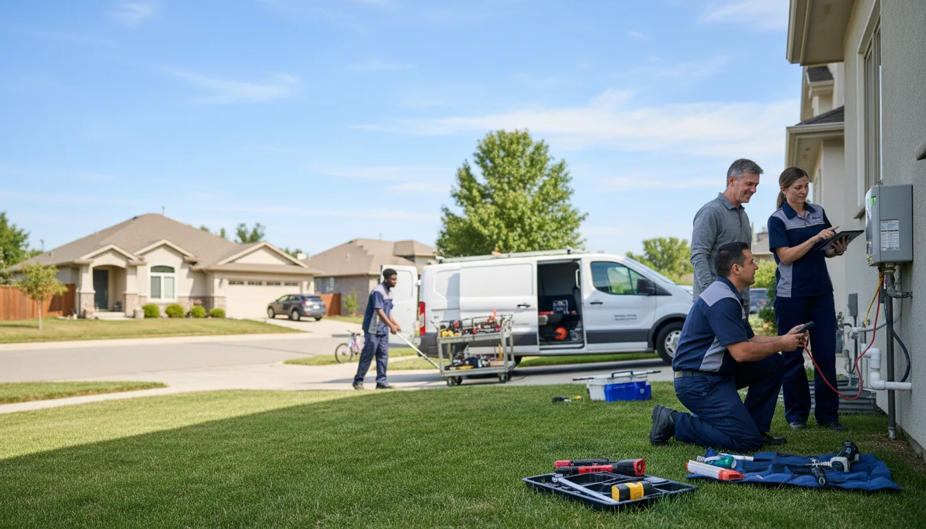 Tankless water heater service in Teague, TX